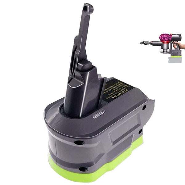 Replacement Battery Adapter Converter for Ryobi 18V Lithium Battery for v6 Dyson Vacuum Cleaner Accessories