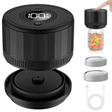 Electric Mason Jar Vacuum Sealer Kit Rechargeable Vacuum Sealer for Wide Regular Mouth Jars