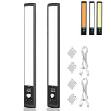 24 cm Rechargeable LED Motion Sensor Under Cabinet Light with Digital Display Timer