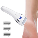 Electric Foot Callues Remover with 3 Replacement Heads Portable Pedicure Tool for Foot Care