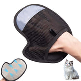 Pet Hair Removal Glove – Electrostatic Grooming Mitt for Cats and Dogs