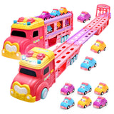 Launch Toy Car with Foldable Racing Track and Educational Play Set