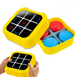5-in-1 Electronic Tic Tac Toe Game – Portable Handheld Travel Toy