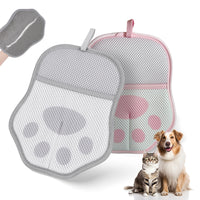 2 Pack Pet Hair Removal Gloves for Clothes Furniture & Car Interiors