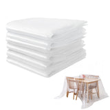6 PCS Plastic Drop Cloths Painter's Sheeting & Tarps for Painting Waterproof Furniture/Couch/Floor Protection