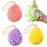 4 Pcs Exfoliating Foam Sea Sponge Redesigned Shower & Bath Sponge