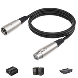 XLR 3 Pin Male to Female Audio Cable Balanced Shielded Microphone