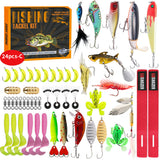 24pcs Blind Box Fishing Lure Set – Assorted Shapes and Sizes with Gift Box