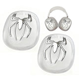 Clear Metal Spider-Man Case for Apple AirPods Max – Protective TPU Cover