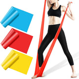 3 Pcs Resistance Bands Exercise Bands for Yoga Pilates Stretching Fitness Training
