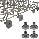 8 PCS 4cm Dishwasher Rollers Compatible with AEG Electrolux Dishlex