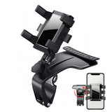 Universal Car Phone Holder Rotating for 4-6.8 Inch Dashboard Visor