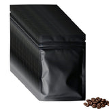 100 PCS Black Matte Aluminum Foil Food Storage Bags in 2 Sizes