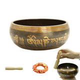 Tibetan Singing Bowl for Yoga Meditation with Striker and Cushion