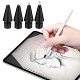 4 Pcs Replacement Tips Compatible With Apple Pencil 1/2 USB-C Pro Stylus