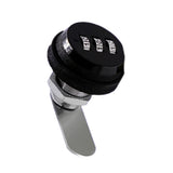 3-Digit Combination Lock Cam Lock Password Lock for Door Cupboard Mailbox Drawer Black