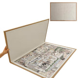 Puzzle Board for 1000 Pieces Foldable Puzzle Board Beige