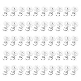 50 PCS Clear Spiral Pins for Bed Skirts Sofa Covers and Upholstery Small