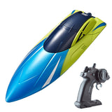 2.4GHz RC Speed Boat Toy – Remote Control Racing Yacht for Pools & Lakes Blue