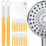 Multiplesize Shower Head Cleaner Tool, Shower Head Cleaning Brushes Set for Bathroom Orange