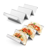 2PCS Stainless Steel Taco Stand Rack Tray Style Oven for Baking