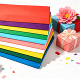 10 PCS Crepe Paper Sheets 50x100cm for Gift Wrapping and Flower Crafts Multicolor