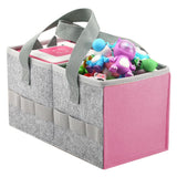 Portable Felt Cloth Storage Bag for Musical Speakers Pink