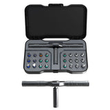 Ratchet Screwdriver Set with S2 Steel Bits and Portable Hard Case Style 1