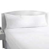 Cotton Long Soft Breathable Protector Cover Pillowcases White