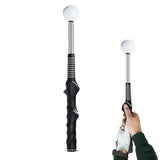 Retractable Golf Swing Training Aid Golf Grip Trainer Attachment for Chipping Hitting