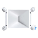 Adjustable Suction Cup Mount Compatible with Starlink Mini with Sunroof Car Window White