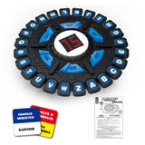 Alphabet Chess Board Game – Family Word Games with 15-Second Timer and 36 Category Cards Blue