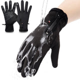 Windproof Warm Outdoor Touch Screen Winter Gloves Thermal Cold Weather Men Women Black