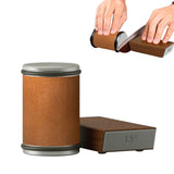 Adjustable Angle Rolling Knife Sharpener Set Brown
