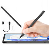 Rechargeable Stylus Pen Compatible With Microsoft Surface Pro 11 10 9 8 7 Go X Black
