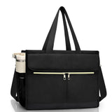 Insulated Lunch Tote Bag with Compartment Perfect for Travel and Leisure Black