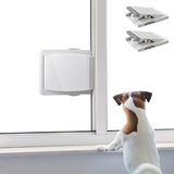 2PCS Child Safety Sliding Door Lock for Glass Doors Windows and Cabinets