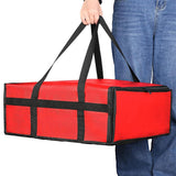 Delivery Bag Pizza Bags Insulated Thermal Hot Cold Food Storage Carrying Case Red