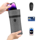 RFID Pouch for Car Keys & Phone – Anti Tracking Case Gray
