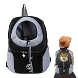 Mesh Pet Carrier Small Dog Cat Backpack for Travel Hiking Camping Black