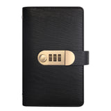Savings Challenge Book 100 Envelopes with 3 Digit Combination Lock Black