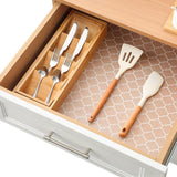 Thick Waterproof Shelf Liner for Kitchen Cabinets Refrigerator & Vanity Drawers Style 1