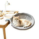 Reversible Cat Hammock for Desk with Steel Frame Gray Style 1