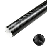 PVC Vinyl Wrap Film Black Self Adhesive for Car Color Change Black Carbon Fiber