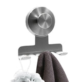 Razor Holder for Shower Heavy-Duty for Razor Towel Loofah Removable Silver