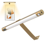 Rechargeable Wireless LED Wall Picture Light with Motion Sensor for Art Gold