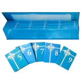 Mini Book Advent Calendar with 25 Book Ornaments for Christmas Countdown Decor Blue