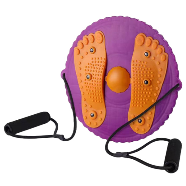 Magnetic Waist Twisting Disc Resistance Twist Board Balance Fitness Trainer Purple