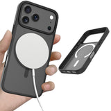 Magnetized MagSafe Phone Case – Shockproof Matte Protective Cover for iPhone 17 Pro Max and 17 Air Black