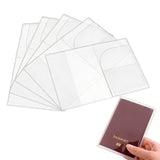 5PCS Transparent Passport Cover with Card Slots Protector Style 2